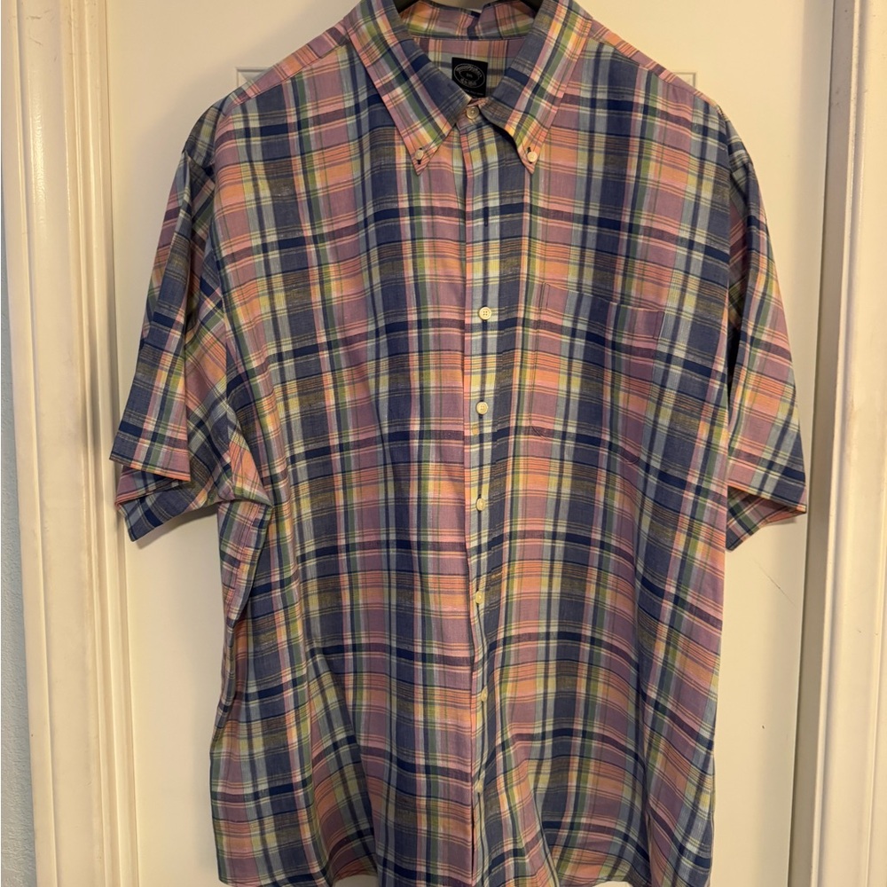 Colorful Plaid Men's Shirt
